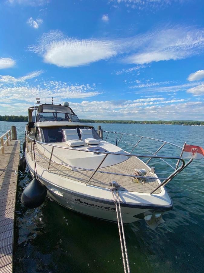 Luxusurlaub Auf Der Amavida Yacht / Scharmuetzelsee Bad Saarow Luaran gambar