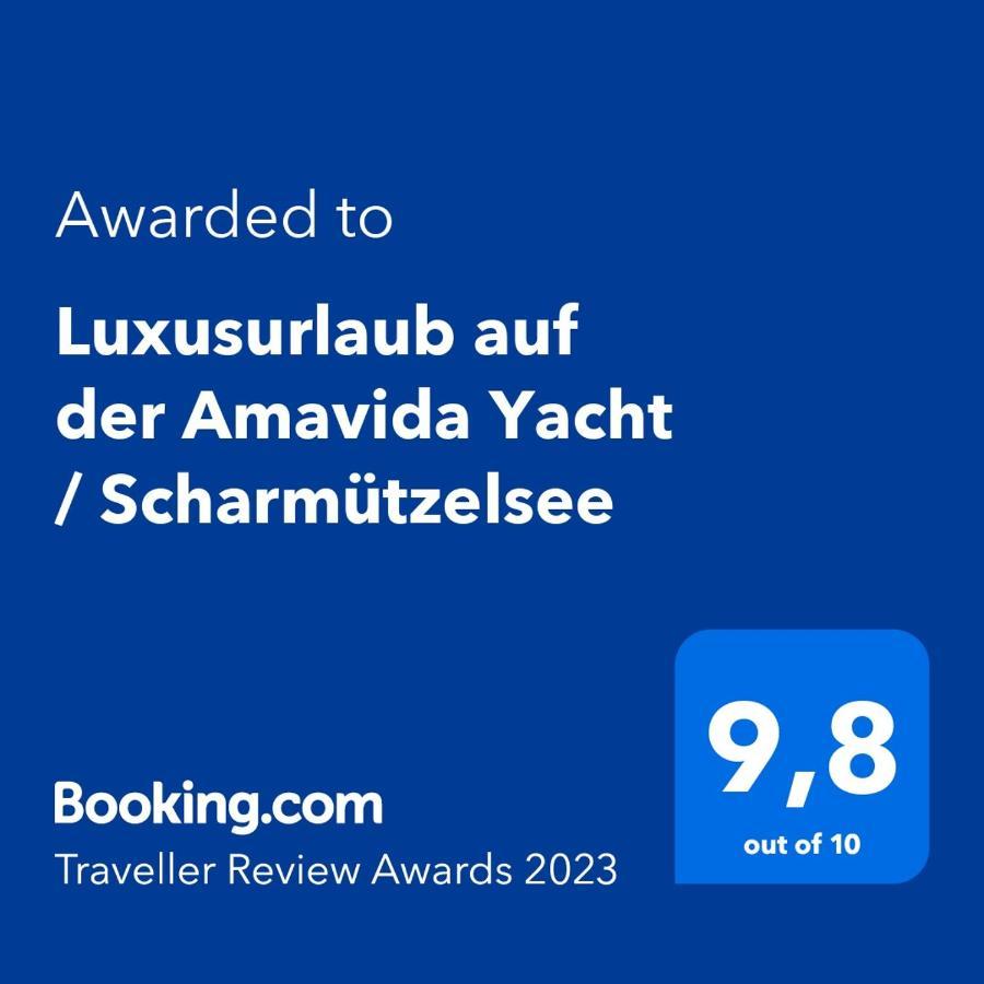Luxusurlaub Auf Der Amavida Yacht / Scharmuetzelsee Bad Saarow Luaran gambar